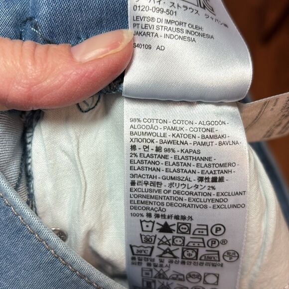 Levi’s Pull-On Jeans, Blue Jeggings, 28 - Picture 7 of 7